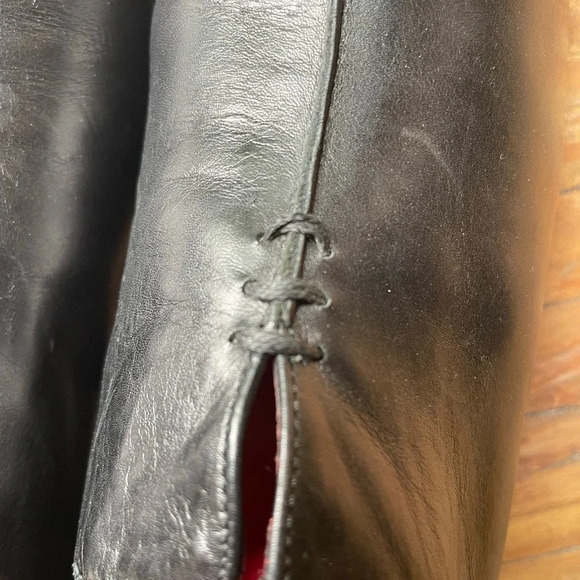 Donald Pliner Black Leather Women’s Loafers - Picture 9 of 9